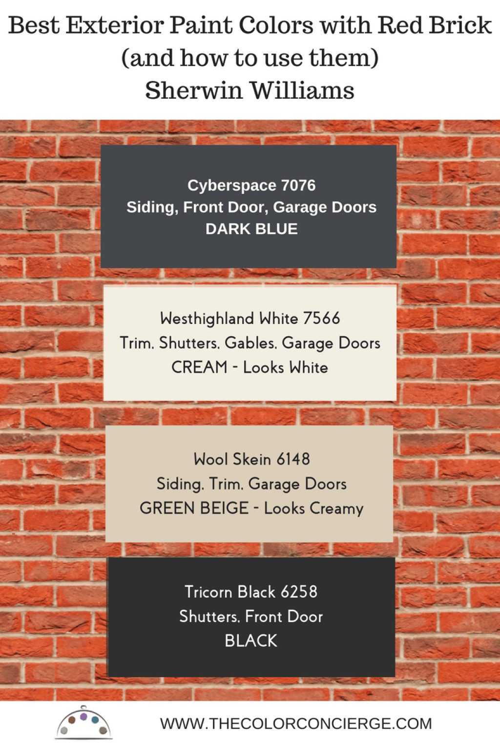 Picture of: Best exterior paint colors for red brick homes and how to use them
