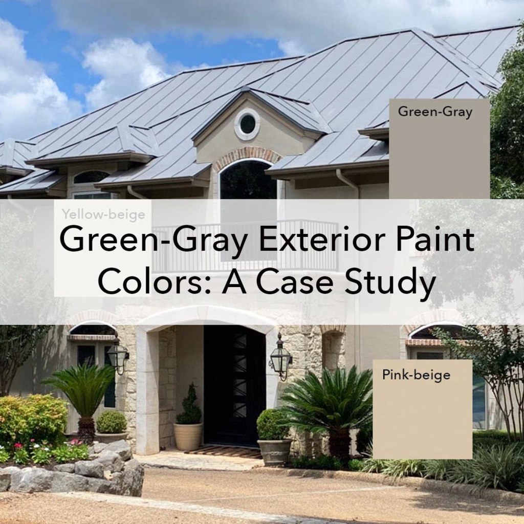 gray green house paint - Case Study: Green-Gray Exterior Paint Colors