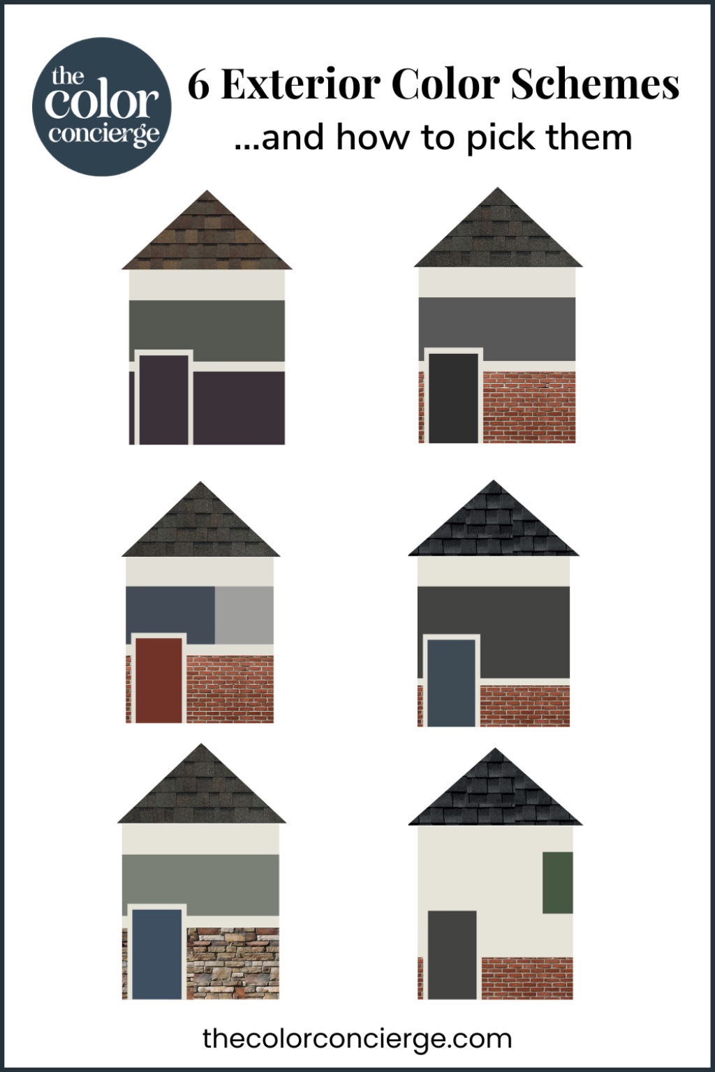 Picture of: Exterior Paint Color Combinations To Try  The Color Concierge