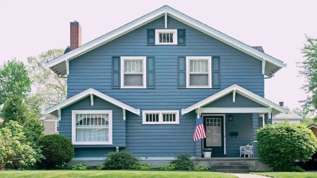 Picture of: How Look Sky Blue Color For Home Exterior