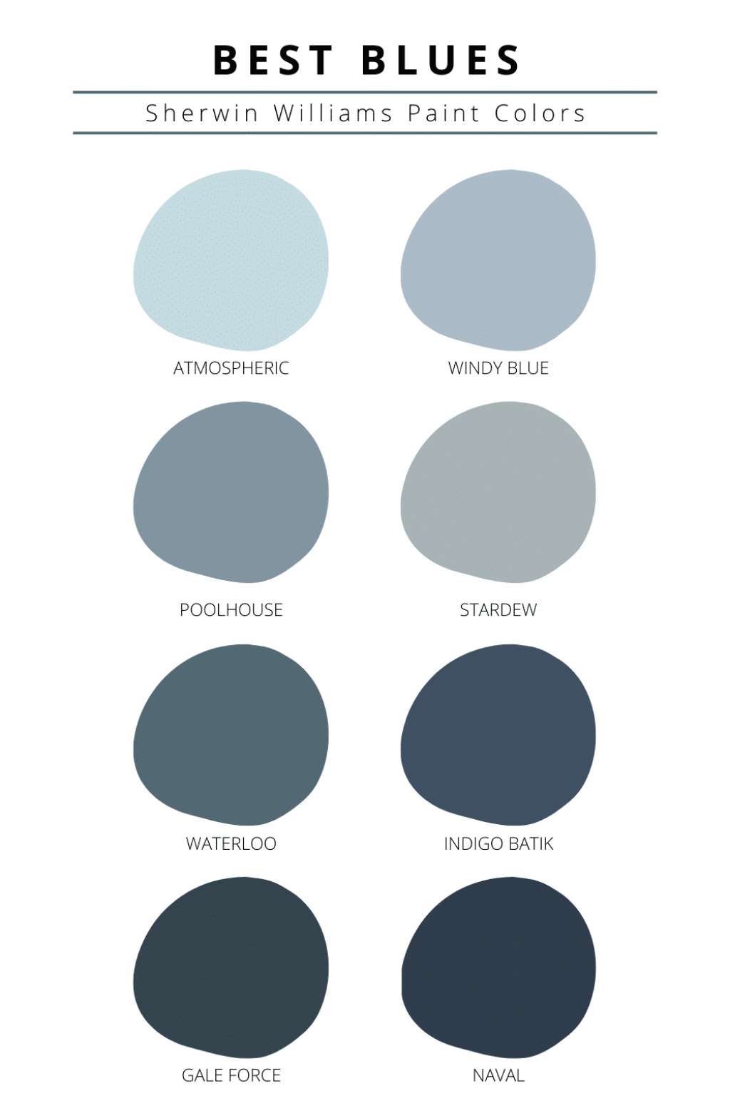 Picture of: How To Choose the Best Sherwin Williams Blue Paint Colors –