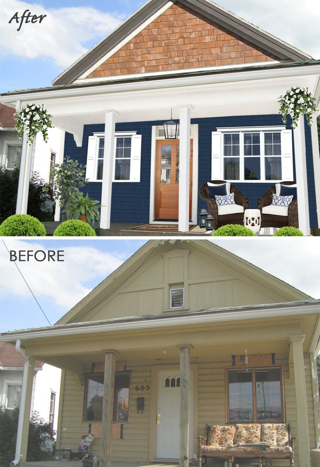 Picture of: ONE Mockup Full Exterior House Paint Color Consultation – Home Color  Palette – Home Paint Selections