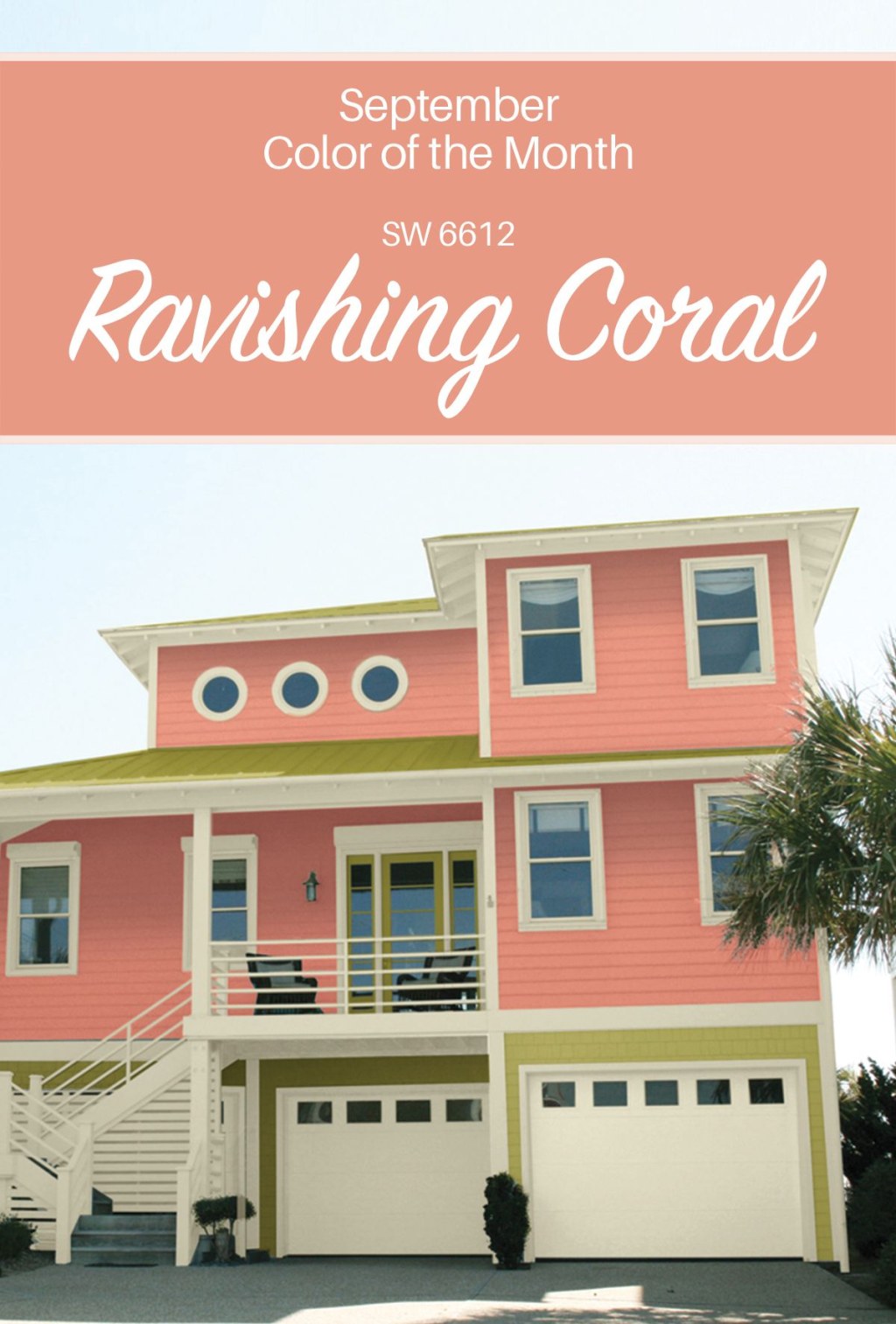 Picture of: Sherwin-Williams’ September Color of the Month: Ravishing Coral SW