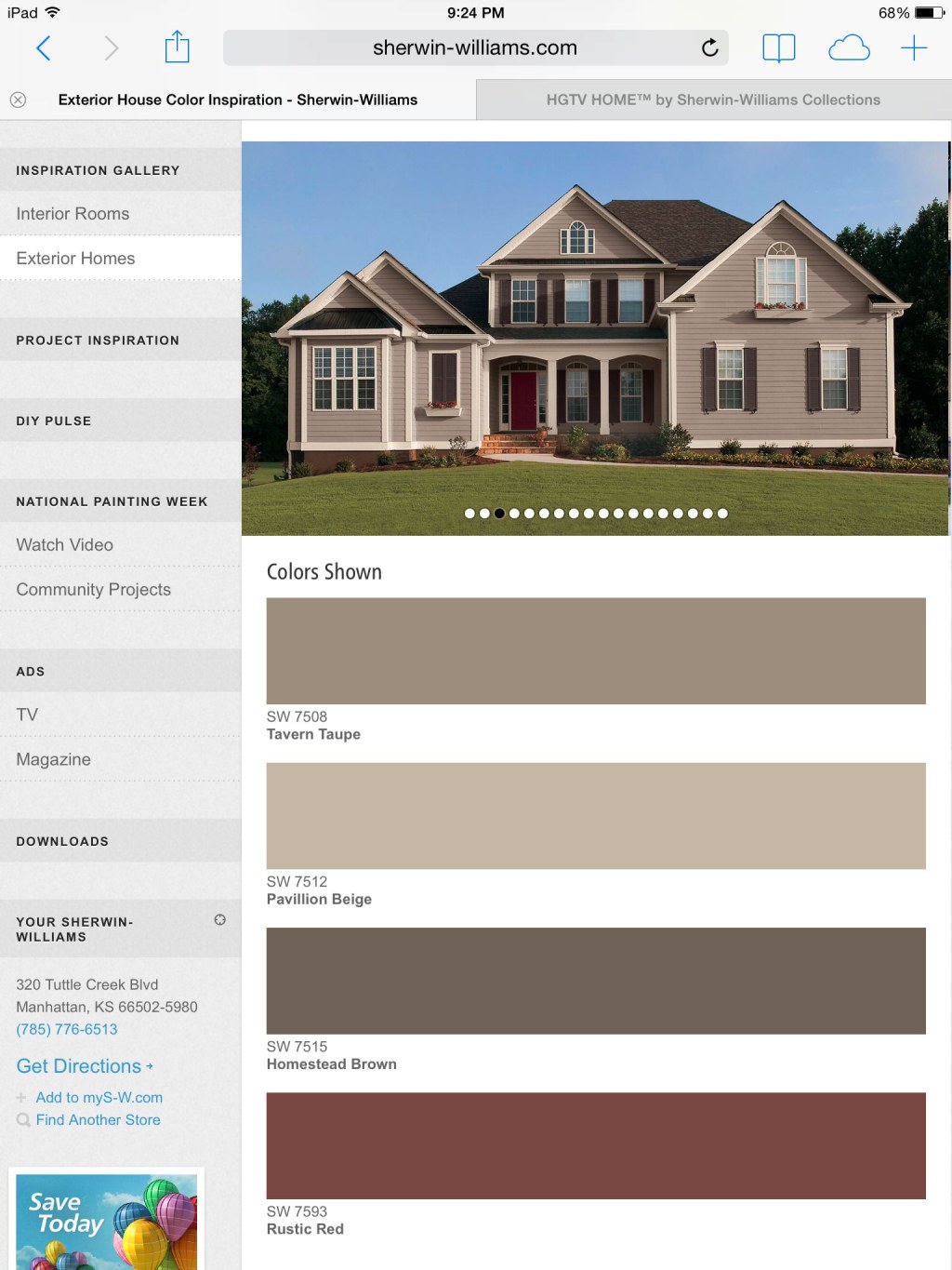 Picture of: SW pavilion beige  Exterior house colors, Exterior paint colors