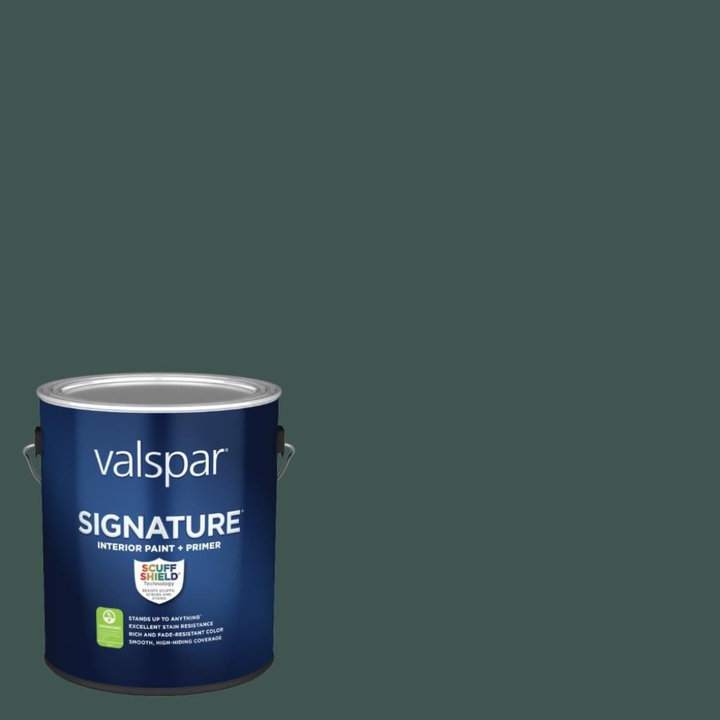Picture of: Valspar Signature Flat Peacock House – Latex Interior Paint +